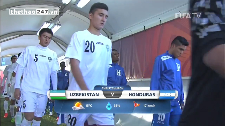 Video clip bàn thắng: Uzbekistan 3-4 Honduras (U20 World Cup 2015)